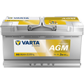 Batterie voiture Varta A5 95Ah 850A de CANPAA SARL, vue de face avec bornes de connexion et étiquette.