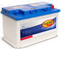 Batterie Electra L4D 88 Ah 750A de CANPAA SARL, vue de face avec bornes de connexion visibles.