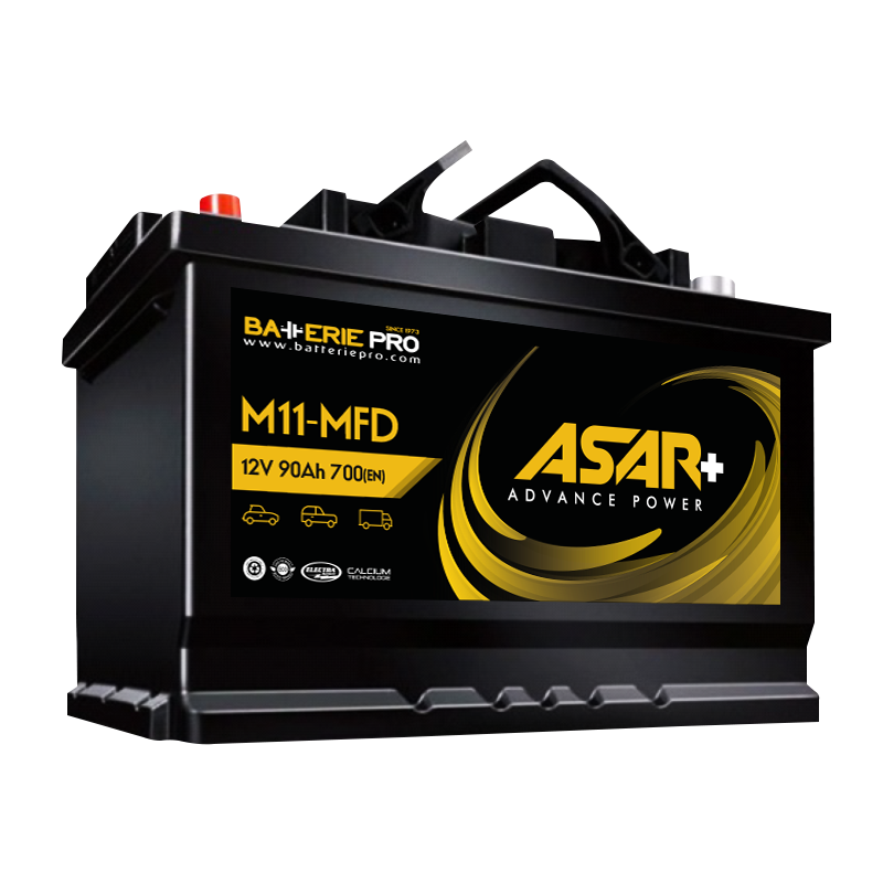 BATTERIE VOITURE ASAR+ M11-MFD 12V 90AH 720A