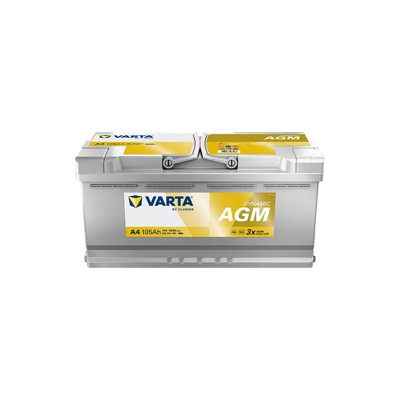 BATTERIE VOITURE VARTA A4 AGM - 105AH 950A (EN)
