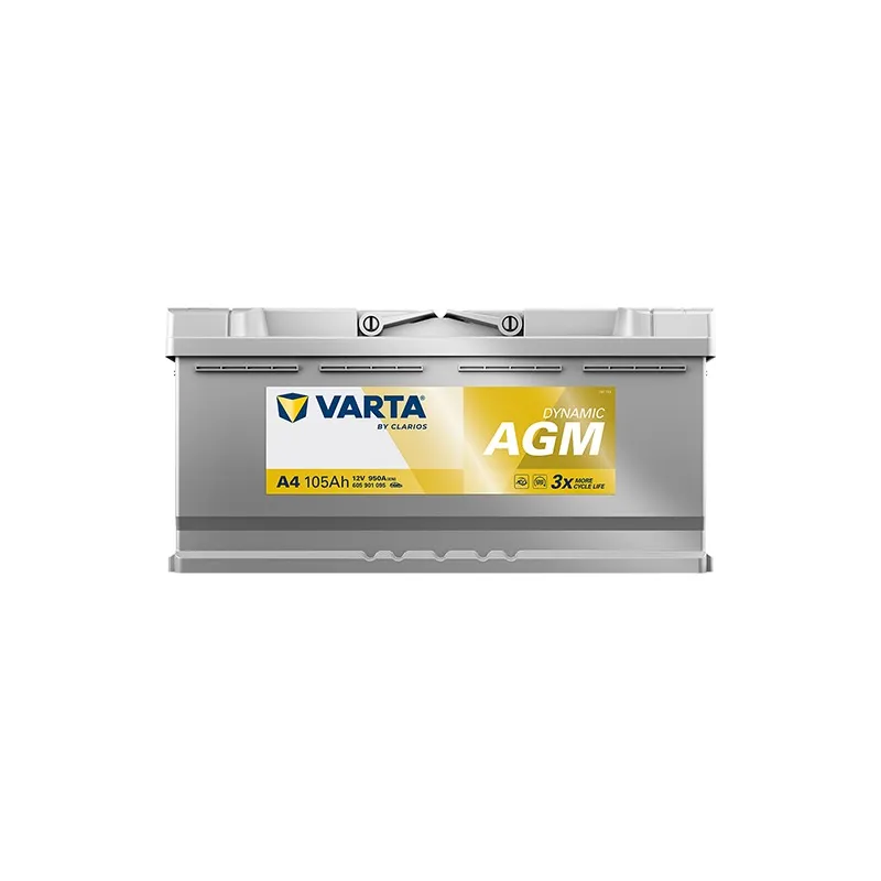 BATTERIE VOITURE VARTA A4 AGM - 105AH 950A (EN)