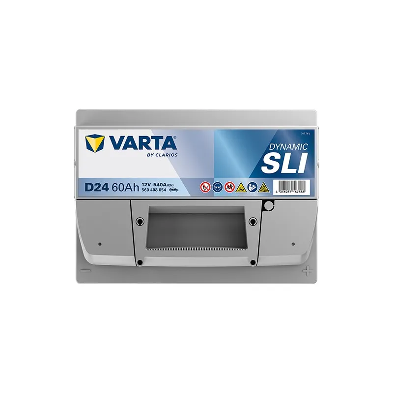 BATTERIE VOITURE VARTA D24 60AH 540A (EN)