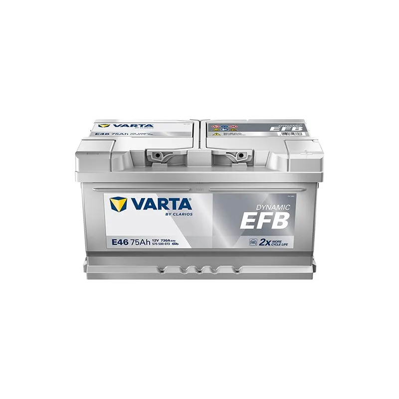 BATTERIE VOITURE VARTA E46 75AH 730A (EN)