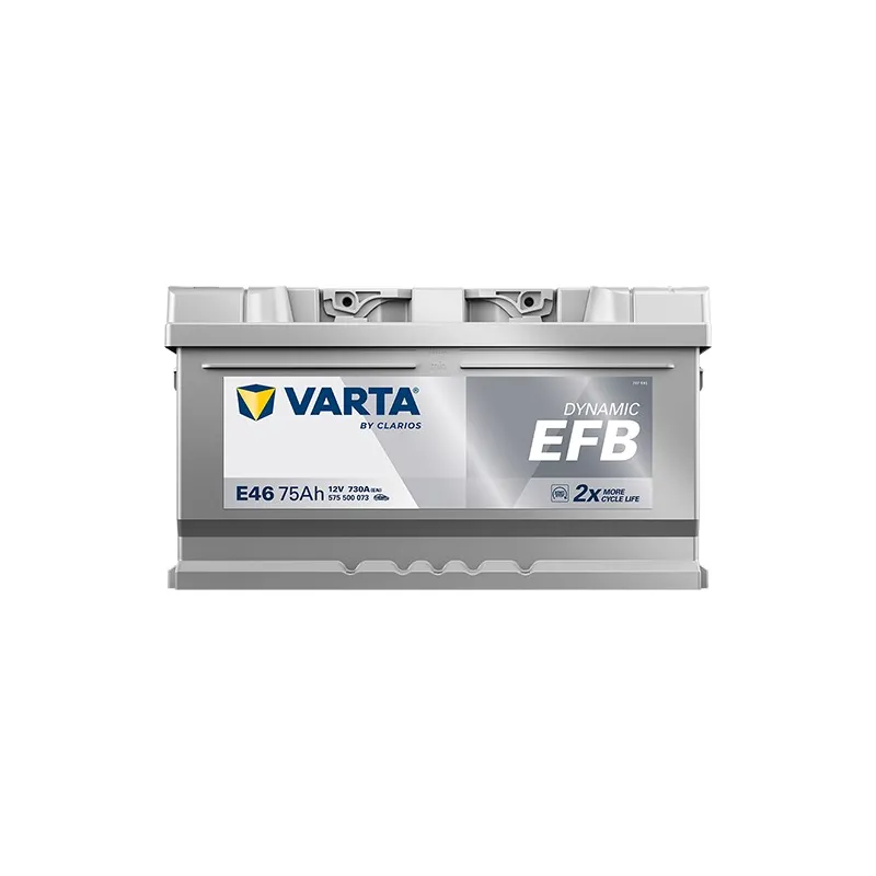 BATTERIE VOITURE VARTA E46 75AH 730A (EN)