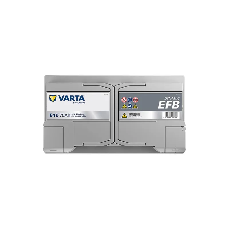 BATTERIE VOITURE VARTA E46 75AH 730A (EN)