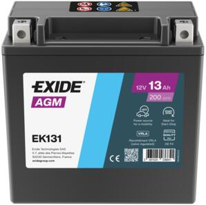 BATTERIE VOITURE EXIDE EK131 AGM 12V 13AH 200A